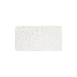 Villeroy & Boch Manufacture Rock Servierplatte Rechteckig Weiß 35 Cm
