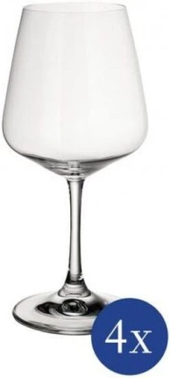 Villeroy & Boch Ovid Rotweinglas Set 4tlg. Je 21,5cm 590ml