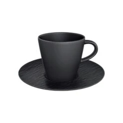Villeroy & Boch Manufacture Rock Espressotasse Mit Untertasse Schwarz -Villeroy & Boch c599f61b 395b 414c bf0f a7770be5a37b 4